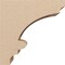 Ekena Millwork 6"W x 12"D x 12"H Classic Diane Rough Cedar Woodgrain TimberThane Corbel, Primed Tan CORUR06X12X12DIARCPR - alternate 4